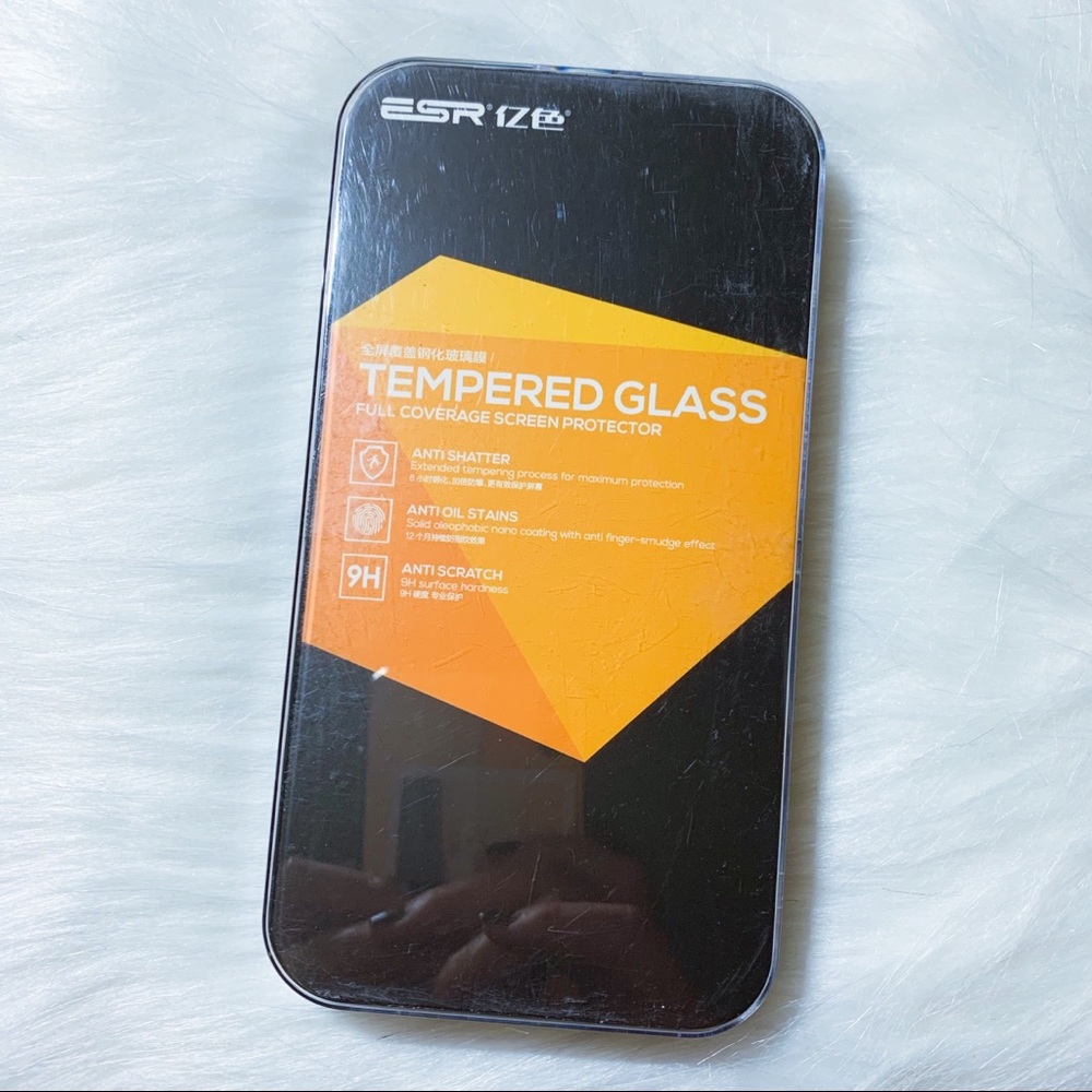 NWT! ESR iPhone X Tempered Glass Screen Protector